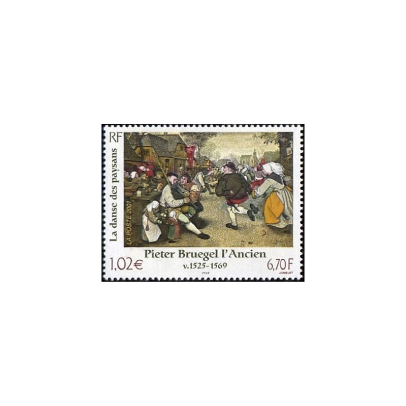 Timbre Yvert France No 3369 Pieter Bruegel l'Ancien