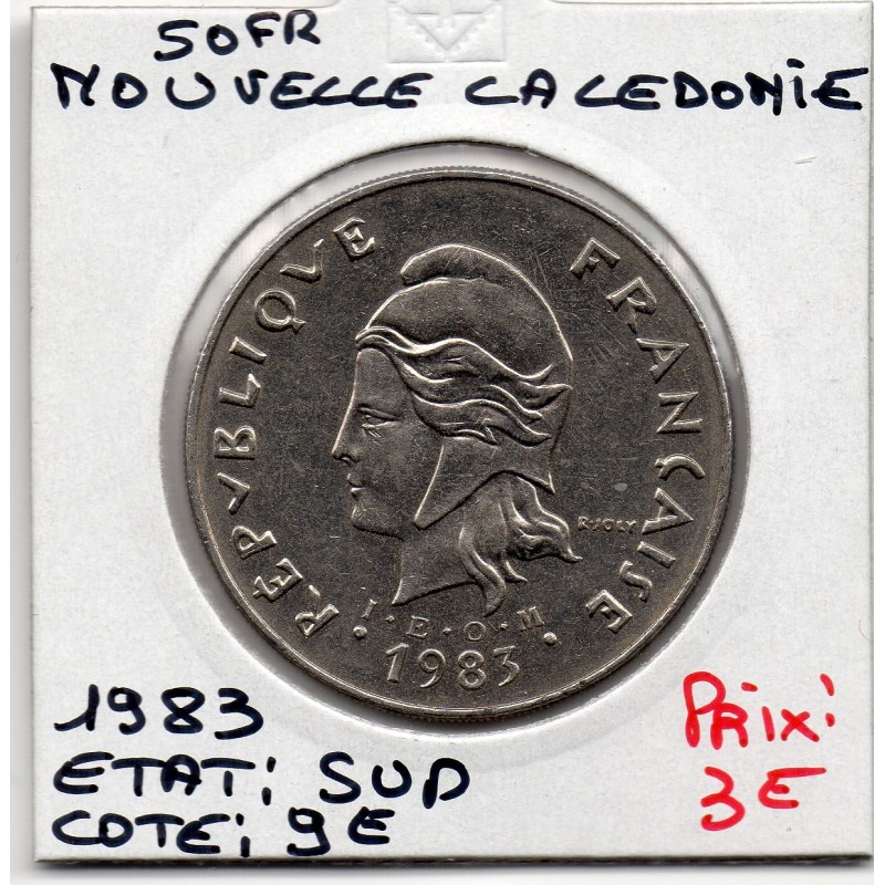 Nouvelle Calédonie 50 Francs 1983 Sup, Lec 125 pièce de monnaie