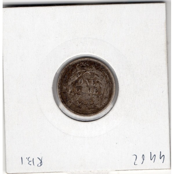 Etats Unis dime 1871 TTB+, KM 92 pièce de monnaie