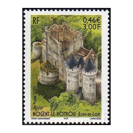 Timbre Yvert France No 3386  Chateau de Nogent le Rotrou