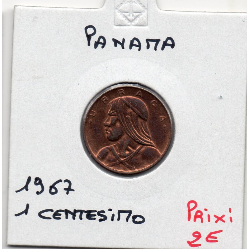 Panama 1 centesimo 1967 Spl, KM 22 pièce de monnaie