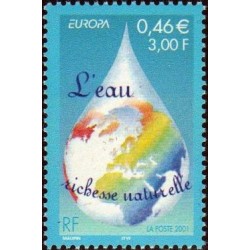 Timbre Yvert France No 3388 Europa, l'eau richesse naturelle