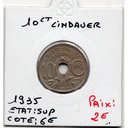 10 centimes Lindauer 1935 Sup, France pièce de monnaie