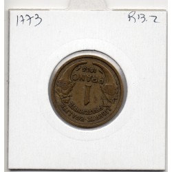 1 franc Morlon 1935 TTB, France pièce de monnaie