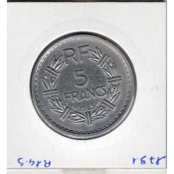 5 francs Lavrillier 1945 B Beaumont Sup, France pièce de monnaie