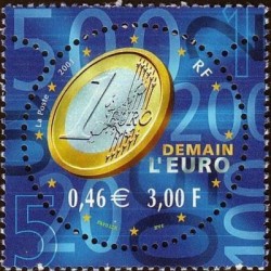 Timbre Yvert France No 3402 Demain l'Euro