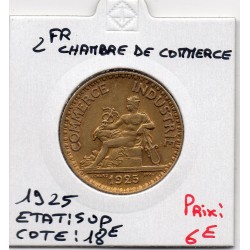 Bon pour 2 francs Commerce Industrie 1925 Sup, France pièce de monnaie