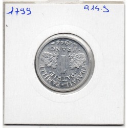 1 franc Francisque Bazor 1944 B Beaumont Sup, France pièce de monnaie