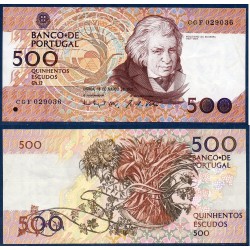 Portugal Pick N°180e, TTB Billet de banque de 500 Escudos 18.3.1993