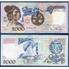 Portugal Pick N°186c, SPL Billet de banque de 2000 Escudos 1992