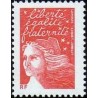 Timbre Yvert France No 3417 Marianne de Luquet sans valeur rf rouge