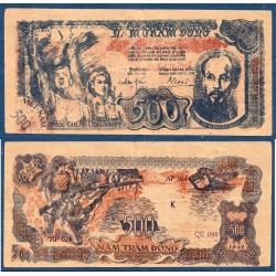 Viet-Nam Nord Pick N°31b, TTB Billet de banque de 500 dong 1949
