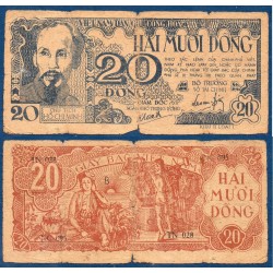 Viet-Nam Nord Pick N°24a, Billet de banque de 20 dong 1948
