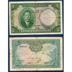 Indochine Pick N°106, TB Billet de banque de 1 piastre 1953