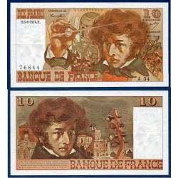 10 Francs Berlioz Sup- 6.6.1974 Billet de la banque de France