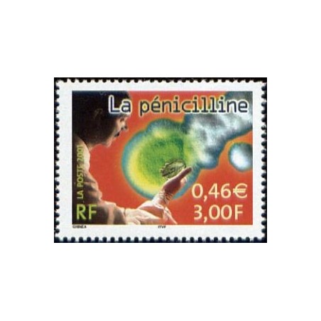 Timbre Yvert France No 3422 Sciences, la pénicilline