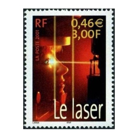 Timbre Yvert France No 3424 Sciences, le laser