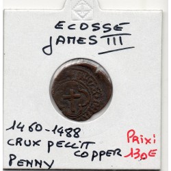 Ecosse Crux pellit copper penny James III 1460-1488 TTB pièce de monnaie