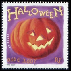 Timbre Yvert France No 3428 Halloween