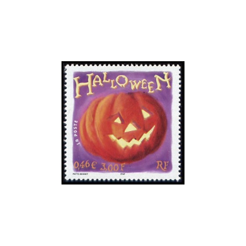 Timbre Yvert France No 3428 Halloween