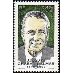 Timbre Yvert France No 3430 Jacques Chaban Delmas