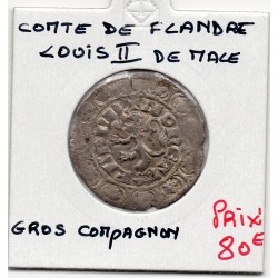 Comté de Flandre, Louis II le Male (1346-1384) Gros Companon au lion