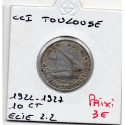 10 centimes Toulouse de la chambre de commerce 1922-1927 pièce de monnaie