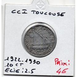 10 centimes Toulouse de la chambre de commerce 1922-1930 pièce de monnaie