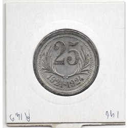 25 centimes Herault de la chambre de commerce 1921-1924 pièce de monnaie