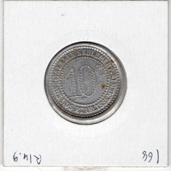 10 centimes Vichy Les thermes 1923 alu monnaie de nécessité