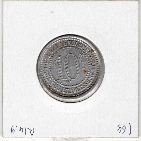 10 centimes Vichy Les thermes 1923 alu monnaie de nécessité