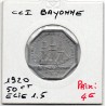 50 centimes Bayonne de chambre de commerce 1920 pièce de monnaie