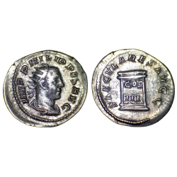 Antoninien de Philippe 1er (248), RIC 24 sear 8961 atelier Rome