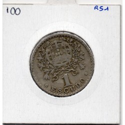 Portugal 1 escudo 1944 TB, KM 578 pièce de monnaie
