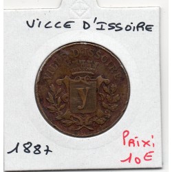 Médaille Ville d'Issoire 1887sans poinçon