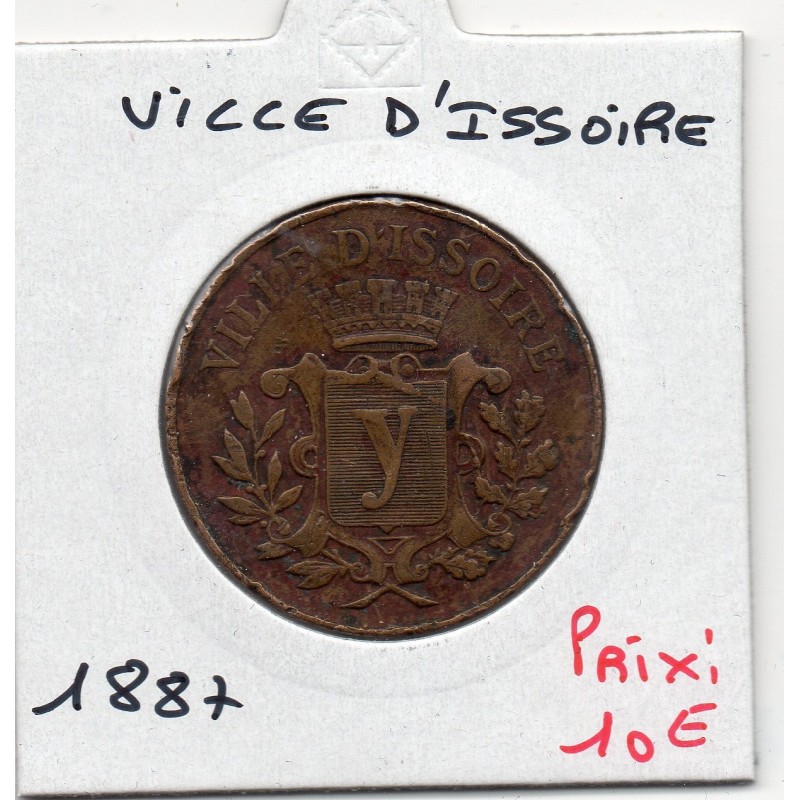 Médaille Ville d'Issoire 1887sans poinçon