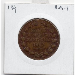 Médaille Ville d'Issoire 1887sans poinçon