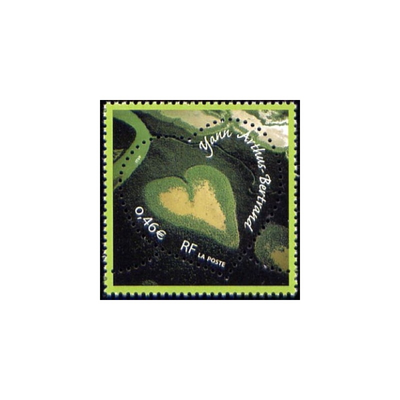 Timbre Yvert France No 3459 Coeur st valentin de yann Arthus Bertrand