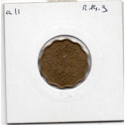 Inde Britannique 1 anna 1945 Calcuta, Sup KM 539 pièce de monnaie