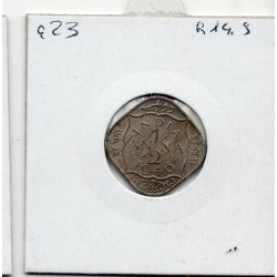 Inde Britannique 1/2 anna 1946 Calcutta Sup+, KM 535 pièce de monnaie