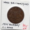 Inde Britannique 1/2 anna 1835 Bombay B+, KM 447 pièce de monnaie