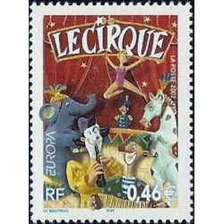 Timbre Yvert France No 3466 Europa le cirque