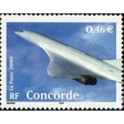 Timbre Yvert France No 3471 Le siècle au fil du timbre, transports le Concorde