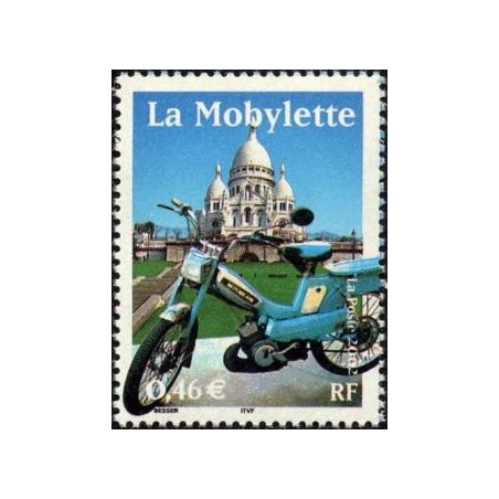 Timbre Yvert France No 3472 Le siècle au fil du timbre, transports la mobylette