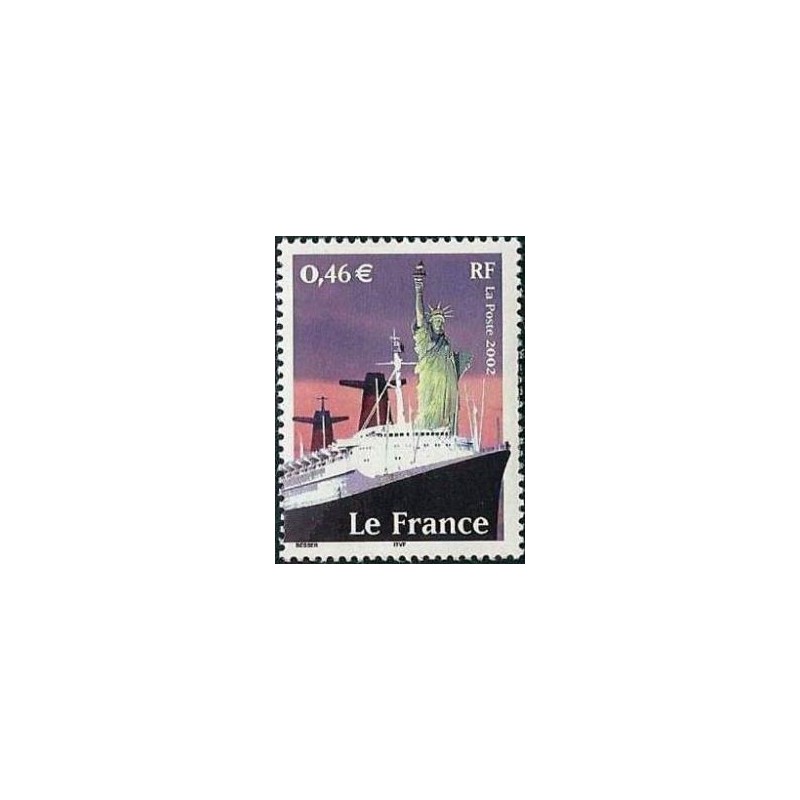 Timbre Yvert France No 3473 Le siècle au fil du timbre, transports le France