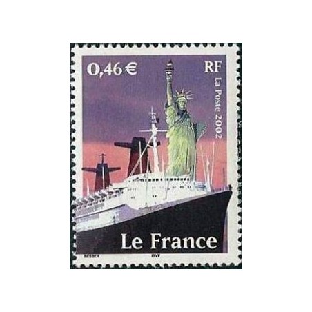Timbre Yvert France No 3473 Le siècle au fil du timbre, transports le France