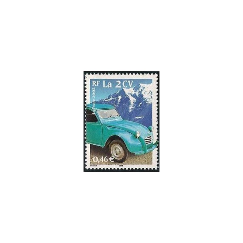 Timbre Yvert France No 3474 Le siècle au fil du timbre, transports la 2CV