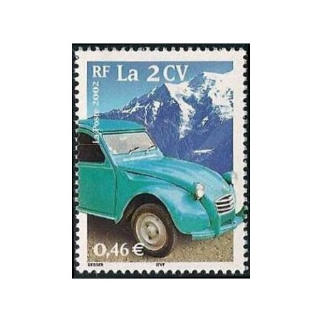 Timbre Yvert France No 3474 Le siècle au fil du timbre, transports la 2CV