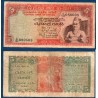 Sri Lanka Pick N°73b, Billet de banque de 5 Rupees 1970-1971