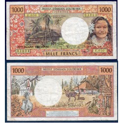 Polynésie Française Pick N°2h, Billet de banque de 1000 Francs 2003